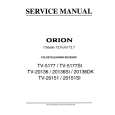 ORION TV20151/SI Instrukcja Serwisowa