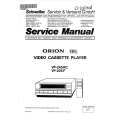 ORION VP225F Instrukcja Serwisowa