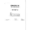 ORION VH996DK Instrukcja Serwisowa