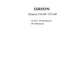 ORION TV3788MONO Instrukcja Serwisowa